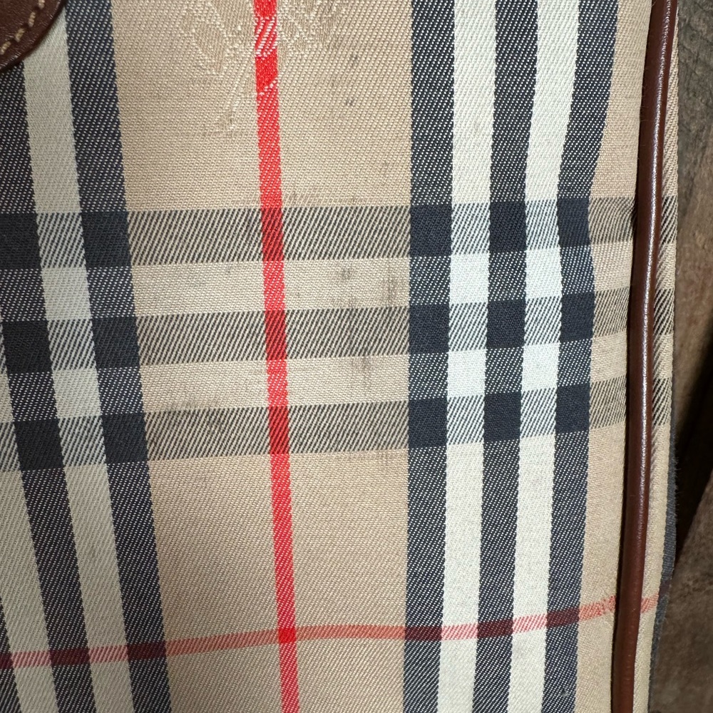 Burberry Plaid Tote - Picture 12 of 16